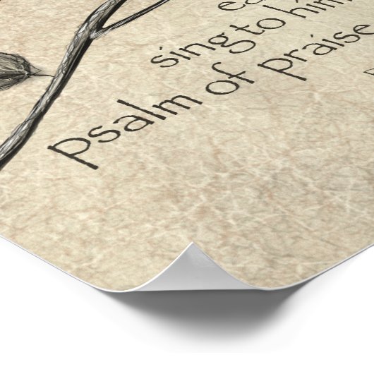 Poster Chante louange ! (Coin)