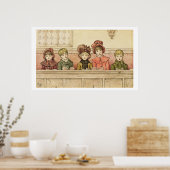 Poster Chanter à l'église (avec papier) (Cuisine)