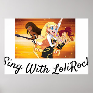 Poster Chanter avec LoliRock