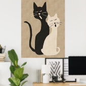 Poster Chanter des chats (Bureau à domicile)