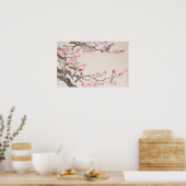 Poster Chanter des oiseaux au printemps (Cuisine)