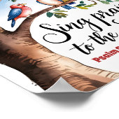 Poster Chanter les louanges du Seigneur Enfants de la nur (Coin)