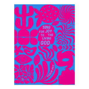Poster Chanter pour la joie au Dieu vivant