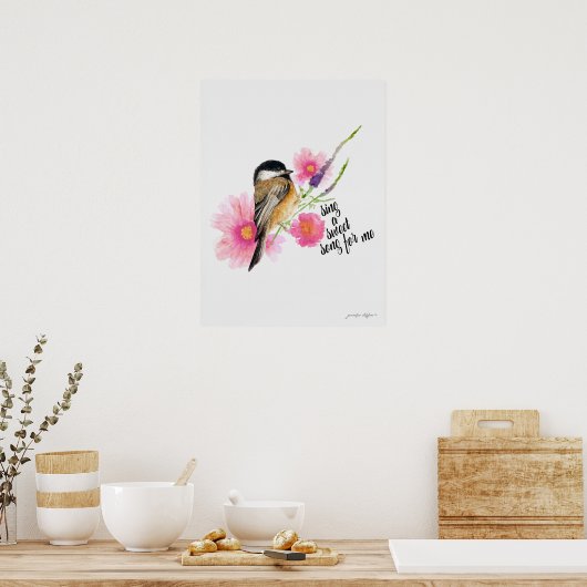 Poster Chanter Un Chant Doux Pour Moi (Cuisine)