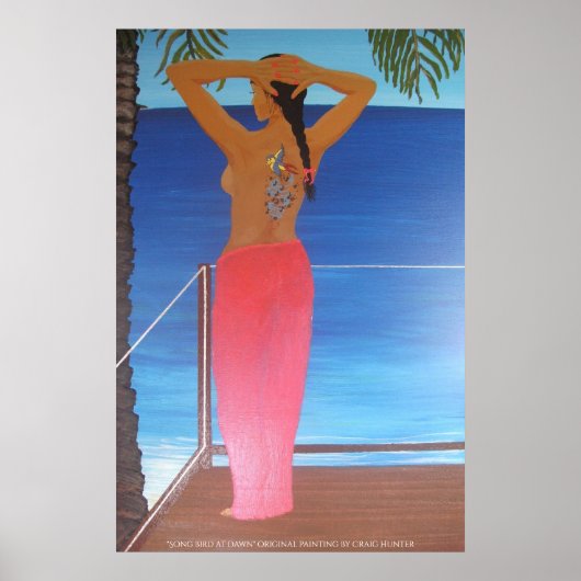 Poster Chanteur à l'aube (Devant)