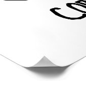 Poster Chanteur de corne Funny Corn Pun (Coin)