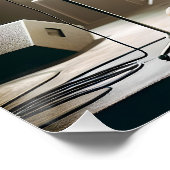 Poster Chanteur Imaginaire Rock Punk (Coin)