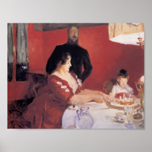 Poster Chanteur Sargent- de John la fête d'anniversaire