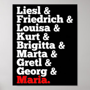 Poster Chanteurs De Famille Von Trapp Son De La Musique