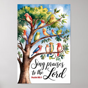 Poster Chantez les louanges au Seigneur Enfants de la nur