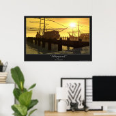 Poster chantier naval (Bureau à domicile)