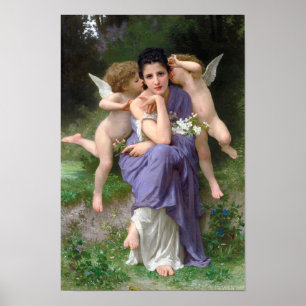 Poster Chants de Printemps par William Bouguereau