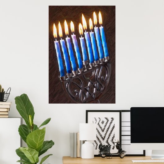 Poster Chanukah Print (Bureau à domicile)