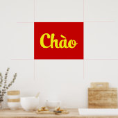 Poster Chào / Hello ~ Vietnam / Vietnamien / Tiêt Viêt (Cuisine)