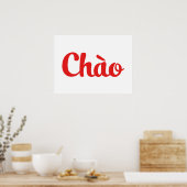 Poster Chào / Hello ~ Vietnam / Vietnamien / Tiêt Viêt (Cuisine)