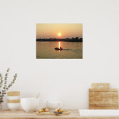 Poster Chao Phraya River Sunset ... Ayutthaya, Thaïlande (Cuisine)