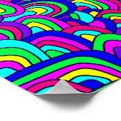 Poster Chaos coloré 5 (Coin)