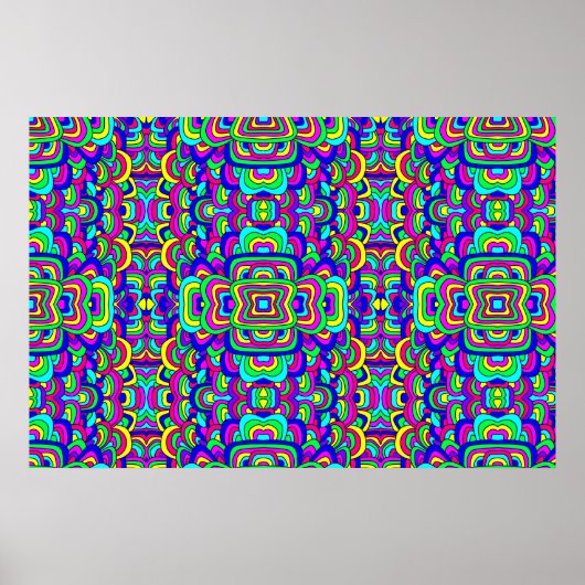 Poster Chaos coloré 5 (Devant)