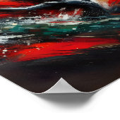 Poster Chaos & Création : Passion vs Nature Art Imprimer (Coin)