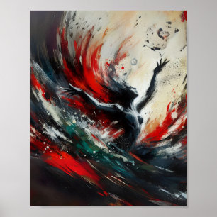 Poster Chaos & Création : Passion vs Nature Art Imprimer