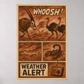 Poster Chaos de tempête du désert - Comédie d'alerte mété (Devant)