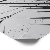 Poster Chaos dynamiques des impacts noirs (Coin)