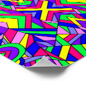 Poster Chaos Haut en Couleur 9 (Coin)