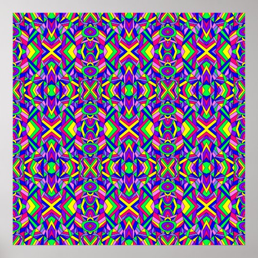 Poster Chaos Haut en Couleur 9 (Devant)