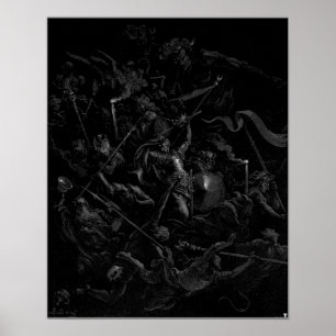 Poster Chaos Montres Gustave Dore