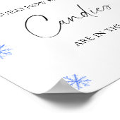 Poster Chapeau de Père Noël - devinez combien de bonbons (Coin)