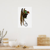 Poster Chapeau de singe volant maléfique de l'assistant v (Cuisine)