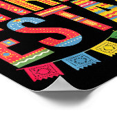 Poster Chapeau mexicain de fiesta pour les 3 ans de Three (Coin)