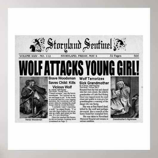 Poster Chapeau rouge (Devant)