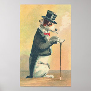Poster Chapeau vintage