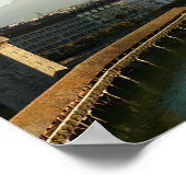 Poster Chapel Bridge, Lucerne, Suisse Imprimer (Coin)