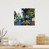 Poster Chapelle bleu de Palmetto Bluff Bluffton SC Écarts (Cuisine)