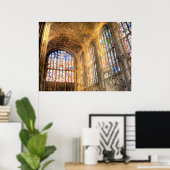 Poster Chapelle du King's College ~ Cambridge, Angleterre (Bureau à domicile)