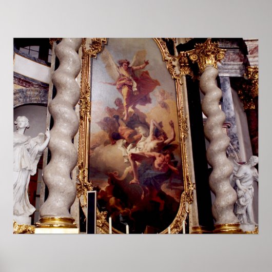 Poster Chapelle Hofkirche dans le Residenz Palace, (Devant)