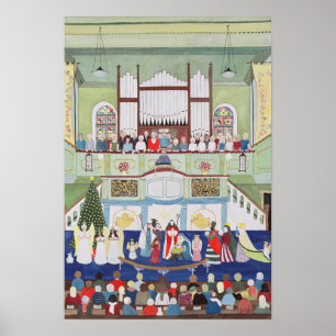 Poster Chapelle méthodiste les Cornouailles de trou de