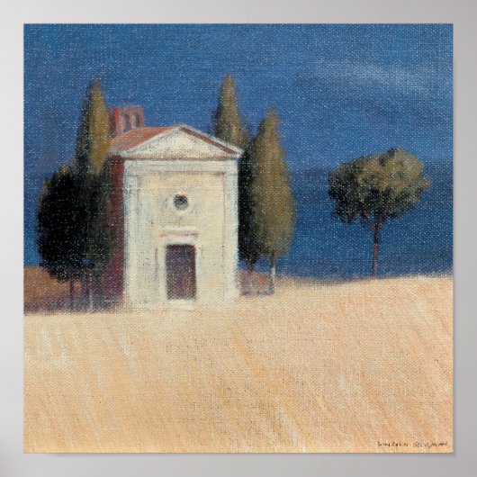 Poster Chapelle près de Pienza II 2012 (Devant)