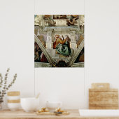 Poster Chapelle Sixtine, plafond, 1508-12 (Cuisine)