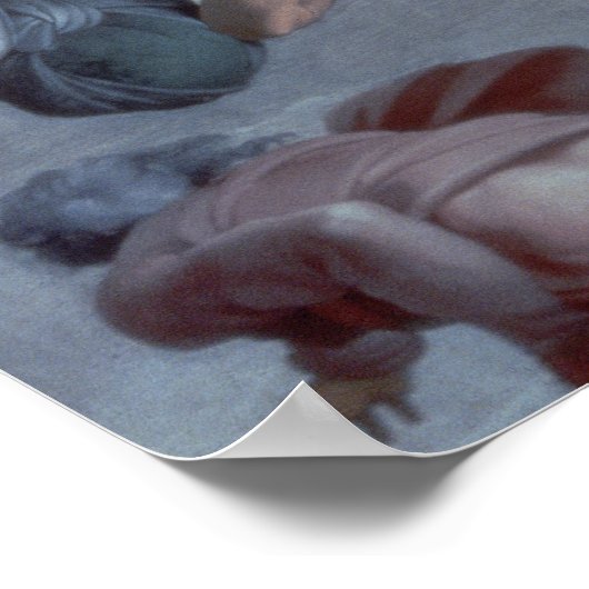Poster Chapelle Sixtine Plafond 2 (Coin)