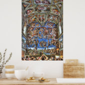 Poster Chapelle Sixtine, Vatican, Rome, Italie (Cuisine)