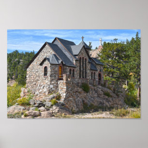 Poster Chapelle sur le Rocher, Allenspark, Colorado