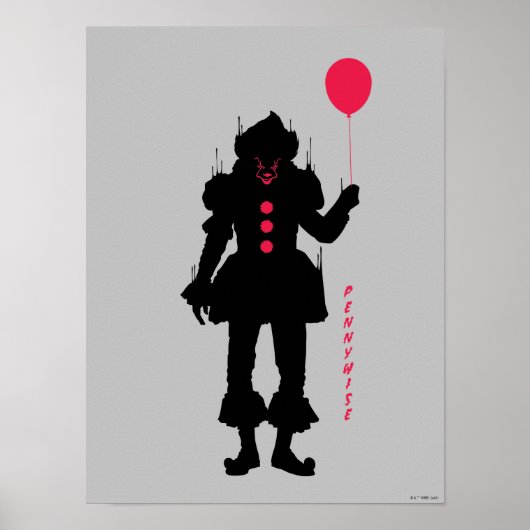Poster Chapitre 2 | Silhouette Pennywise (Devant)