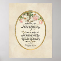 Chapitre Amour, 1 Corinthiens 13 Calligraphie