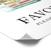 Poster Chapitre baby shower - Faveurs (Coin)