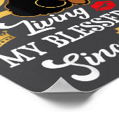 Poster Chapter 52 Living My Blessed Life Since 1974 Afro  (Coin)