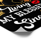 Poster Chapter 58 Living My Blessed Life Since 1968 Afro  (Coin)