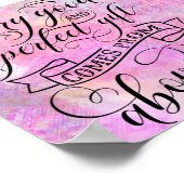 Poster Chaque cadeau parfait et bon vient d'en haut (Coin)